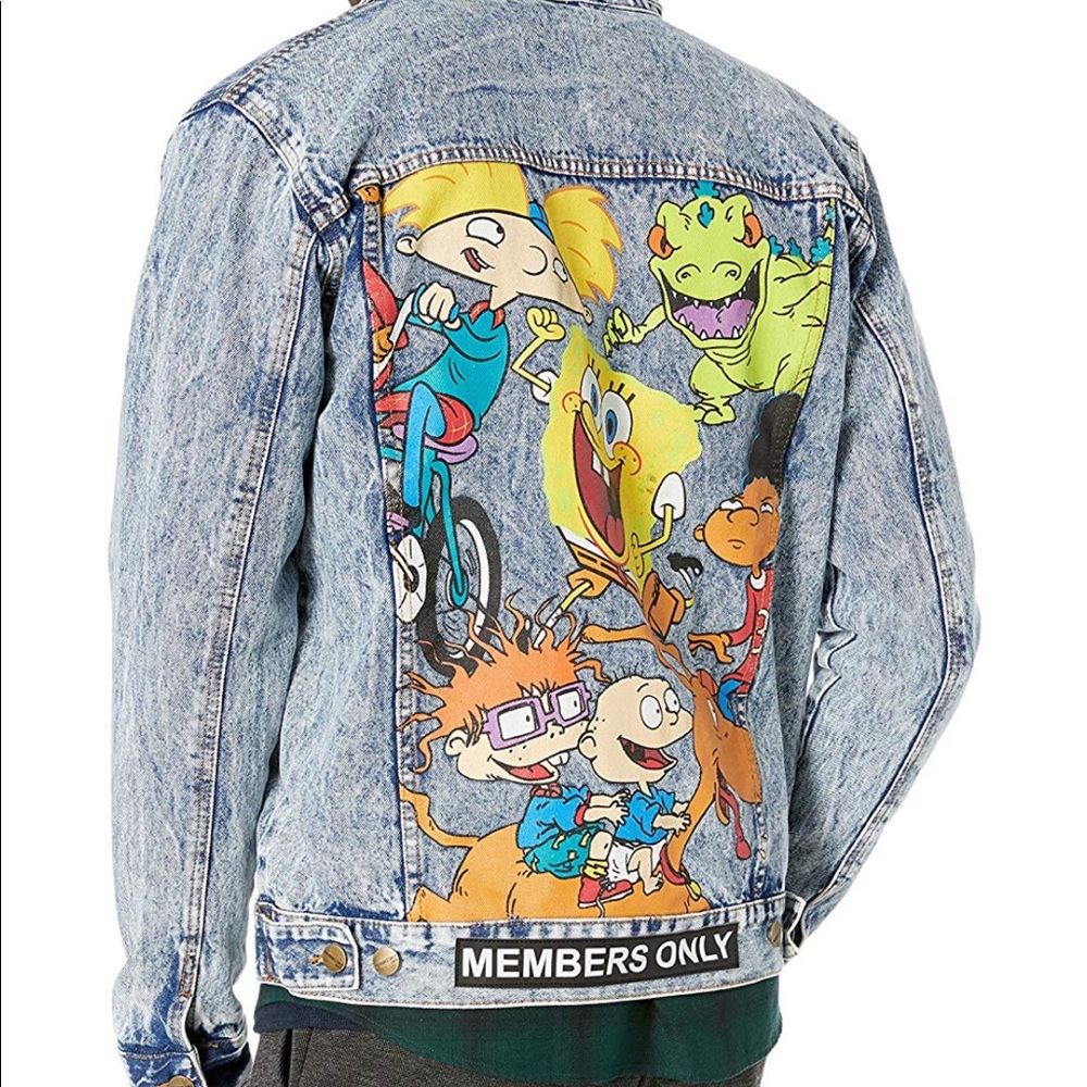 NICKELODEON MEMBERS ONLY DENIM TRUCKER JACKET